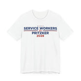 Service Workers for J.B. Pritzker for President Campaign T-Shirt 2028