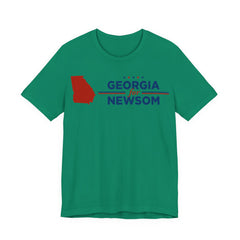Georgia for Gavin Newsom for President Campaign T-Shirt 2028