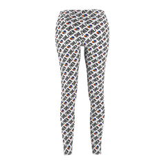 She/Her Pride Pattern Leggings | All-Over Print Pronoun Leggings