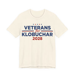 Veterans for Amy Klobuchar for President Campaign T-Shirt 2028