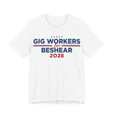 Gig Workers for Andy Beshear for President Campaign T-Shirt 2028
