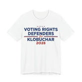 Voting Rights Defenders for Amy Klobuchar for President Campaign T-Shirt 2028