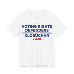 Voting Rights Defenders for Amy Klobuchar for President Campaign T-Shirt 2028