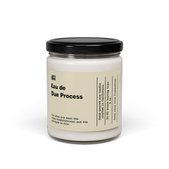 Eau de Due Process – Hand-Poured Soy Candle (9 oz)