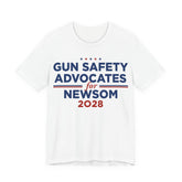Gun Safety Advocates for Gavin Newsom for President Campaign T-Shirt 2028