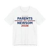 Parents for Gavin Newsom for President Campaign T-Shirt 2028