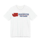 Washington for J.B. Pritzker for President Campaign T-Shirt 2028