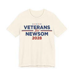 Veterans for Gavin Newsom for President Campaign T-Shirt 2028