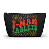 T-Man Tablets Testosterone Storage Bag with T-Bottom - FTM Transition Medication Pouch - Gender Affirming Transgender Gift - Travel or Pride Parade Meds Pouch