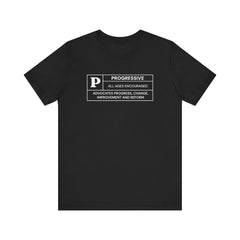 Funny Progressive Ratings Unisex Jersey Short Sleeve T-Shirt