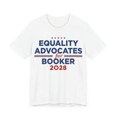 Equality Advocates for Cory Booker for President Campaign T-Shirt 2028