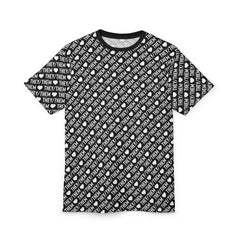 They/Them Monochrome Pride Pattern T-Shirt