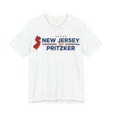 New Jersey for J.B. Pritzker for President Campaign T-Shirt 2028