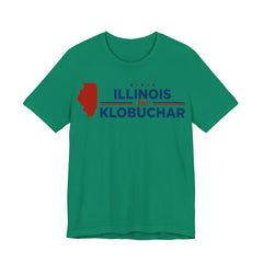 Illinois for Amy Klobuchar for President Campaign T-Shirt 2028