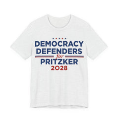 Democracy Defenders for J.B. Pritzker for President Campaign T-Shirt 2028