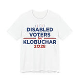 Disabled Voters for Amy Klobuchar for President Campaign T-Shirt 2028