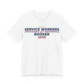 Service Workers for Cory Booker for President Campaign T-Shirt 2028