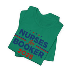 Nurses for Cory Booker for President Campaign T-Shirt 2028