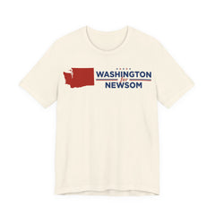 Washington for Gavin Newsom for President Campaign T-Shirt 2028