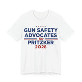 Gun Safety Advocates for J.B. Pritzker for President Campaign T-Shirt 2028