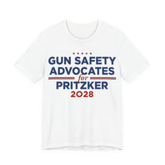 Gun Safety Advocates for J.B. Pritzker for President Campaign T-Shirt 2028