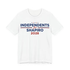Independents for Josh Shapiro for President Campaign T-Shirt 2028