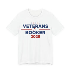 Veterans for Cory Booker for President Campaign T-Shirt 2028