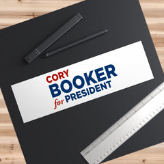 Cory Booker for President Bumper Sticker — Political Campaign Sticker
