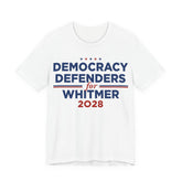 Democracy Defenders for Gretchen Whitmer for President Campaign T-Shirt 2028