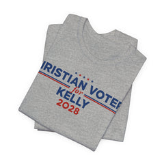 Christian Voters for Mark Kelly for President Campaign T-Shirt 2028