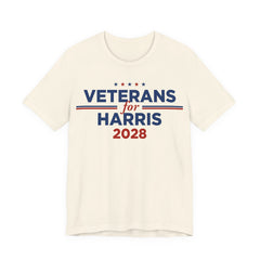 Veterans for Kamala Harris for President Campaign T-Shirt 2028