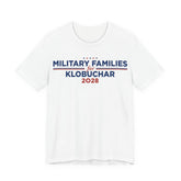 Military Families for Amy Klobuchar for President Campaign T-Shirt 2028