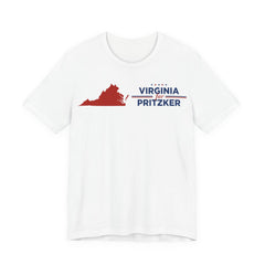Virginia for J.B. Pritzker for President Campaign T-Shirt 2028