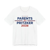Parents for J.B. Pritzker for President Campaign T-Shirt 2028