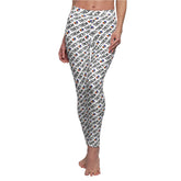 They/Them Pride Pattern Leggings | All-Over Print Pronoun Leggings