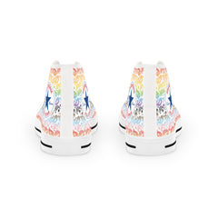 Progress Pride Paisley Prideverse Men's High Top Sneakers