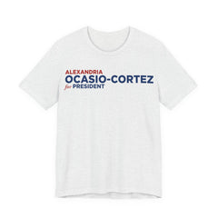 Alexandria Ocasio-Cortez AOC for President Campaign T-Shirt 2028