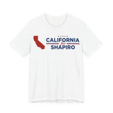 California for Josh Shapiro for President Campaign T-Shirt 2028
