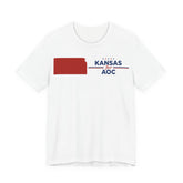 Kansas for AOC for President Campaign T-Shirt 2028