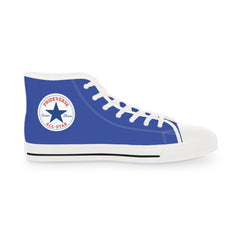 Blue Prideverse Men's High Top Sneakers