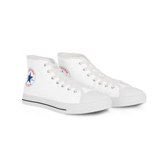 White Prideverse Men's High Top Sneakers