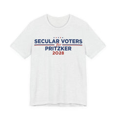Secular Voters for J.B. Pritzker for President Campaign T-Shirt 2028