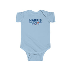 Infant Kamala Harris Tim Walz 2028 Campaign Onesie (Youth Political Pride)