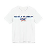 Service Workers for Mark Kelly for President Campaign T-Shirt 2028