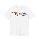 Maryland for AOC for President Campaign T-Shirt 2028