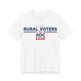 Rural Voters for AOC for President Campaign T-Shirt 2028