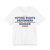 Voting Rights Defenders Cory Booker for President Campaign T-Shirt 2028