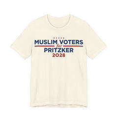 Muslim Voters for J.B. Pritzker for President Campaign T-Shirt 2028