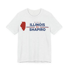 Illinois for Josh Shapiro for President Campaign T-Shirt 2028