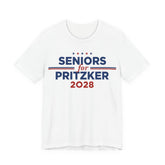 Seniors for J.B. Pritzker for President Campaign T-Shirt 2028